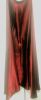 Adult Female Costumes to Hire - Wine Red  LONG Skirt - SIZE 8